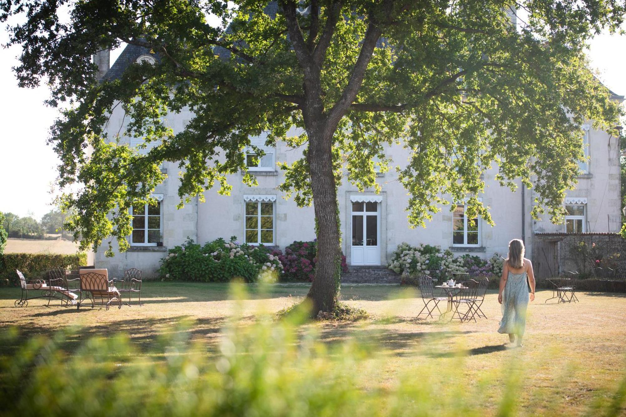 Bed and Breakfast Domaine De La Briouse Sanxay Экстерьер фото